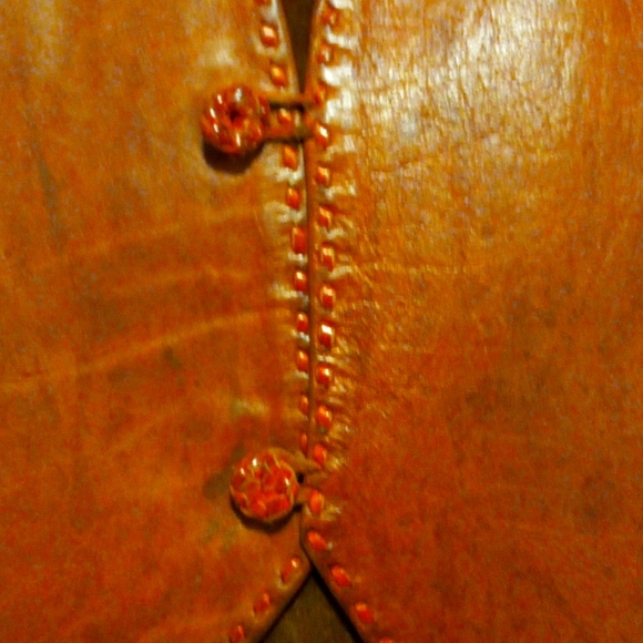 LEATHER VEST - Picture 3 of 11